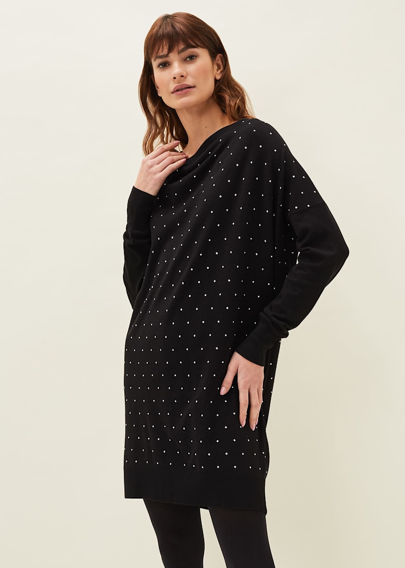 Studded sweater dress shop