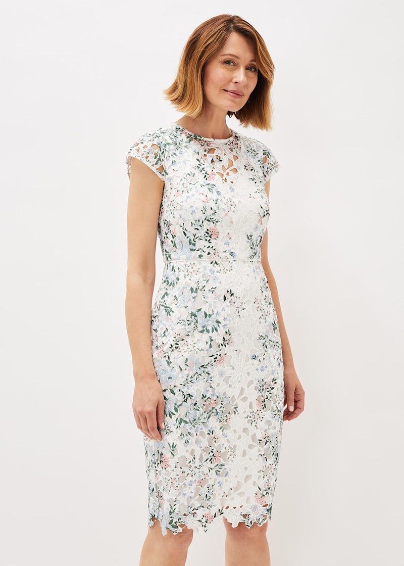Phase eight cream lace dress 2025