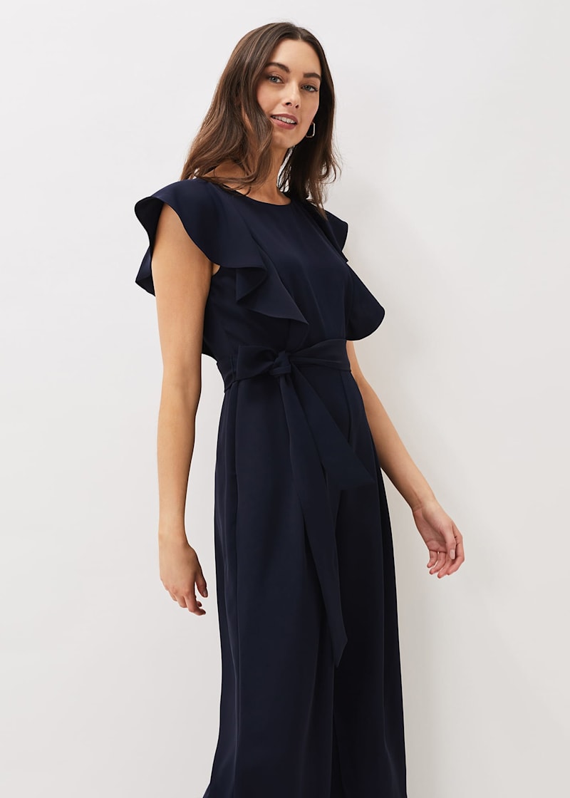 Frill leg jumpsuit online