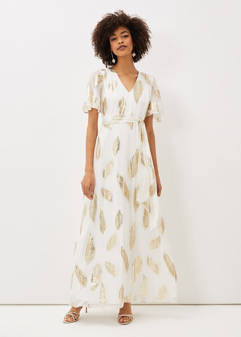 Jacquard maxi dress sales