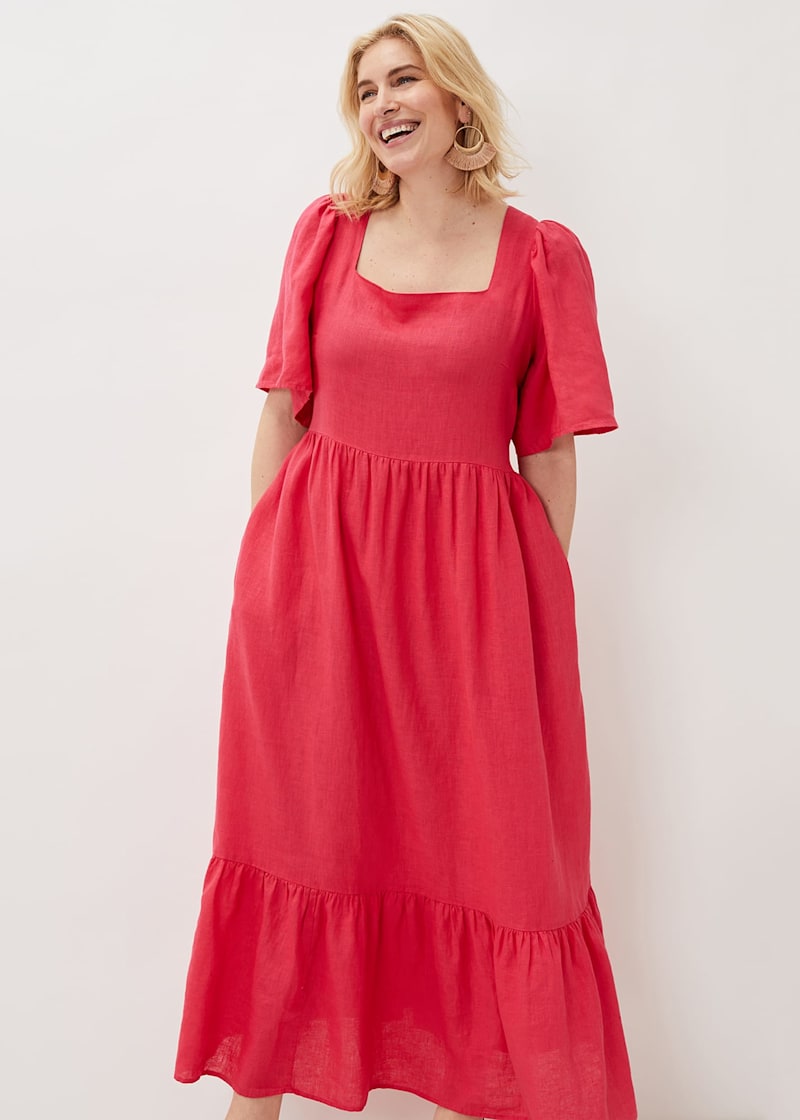 Emaline Linen Maxi Dress