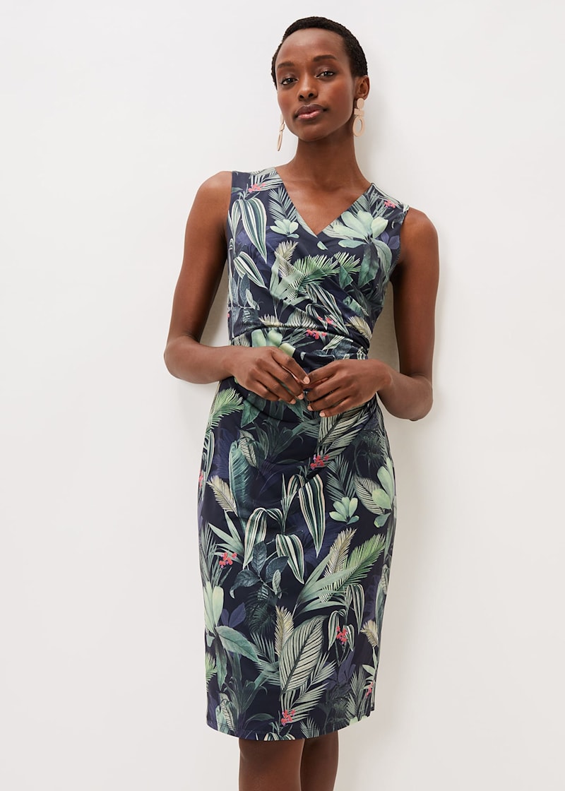 Next tropical print dress online