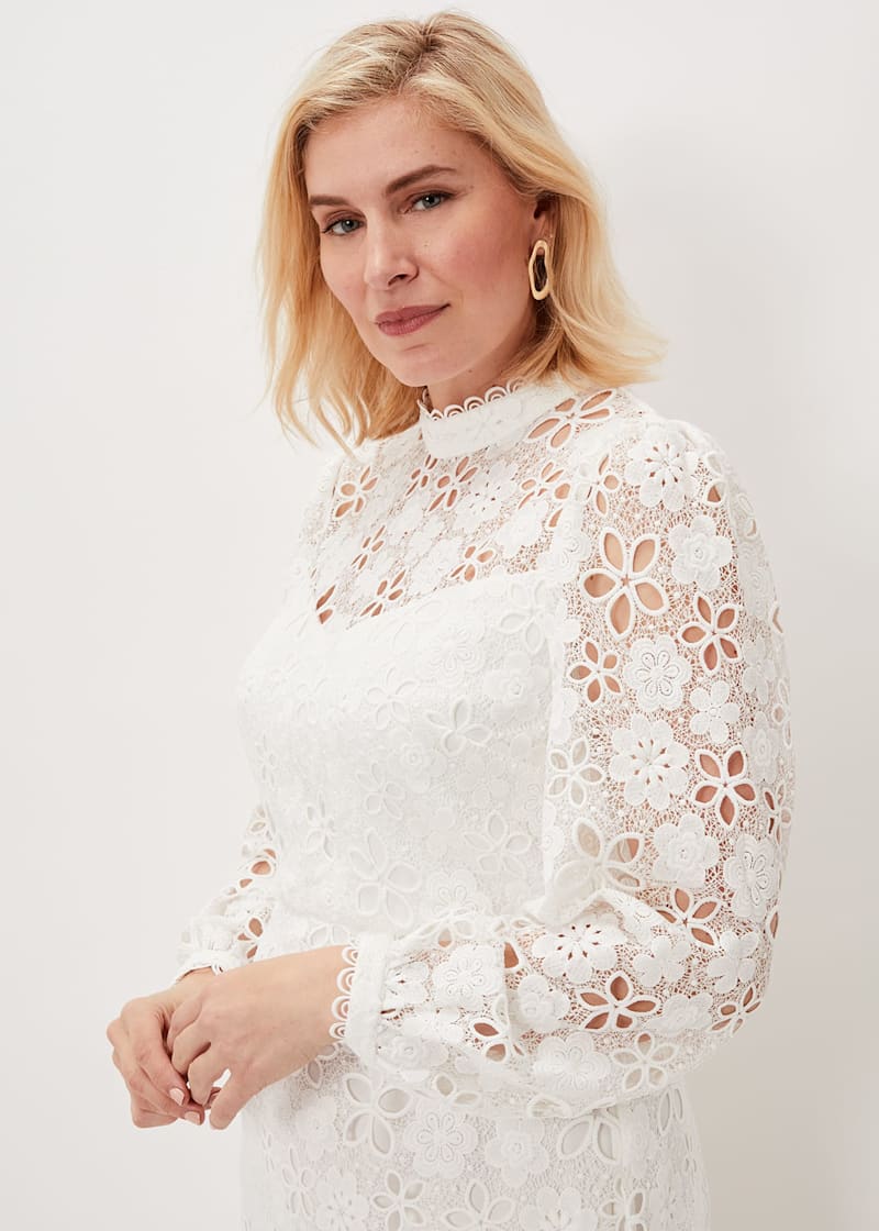 Missguided lace high neck mini dress outlet