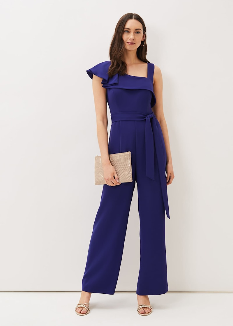 Phase eight navy jumpsuit sales