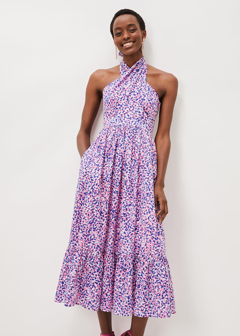 Dvf halter neck dress top