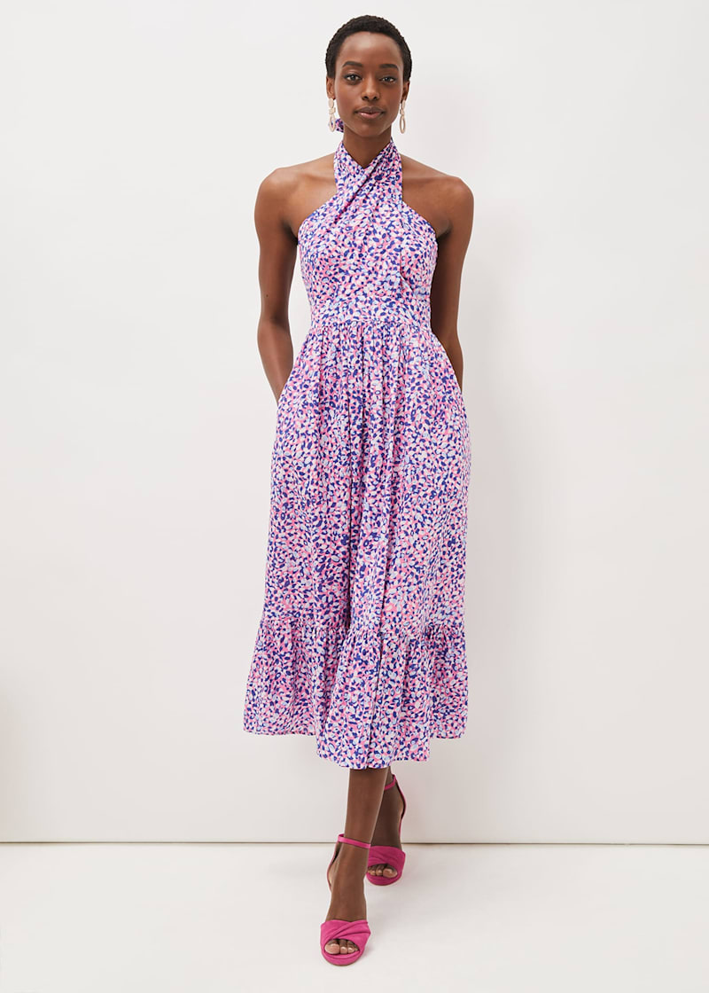 Dvf halter dress best sale