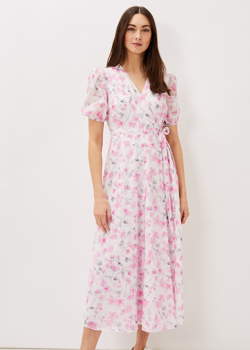 Gabriella Floral Wrap Dress