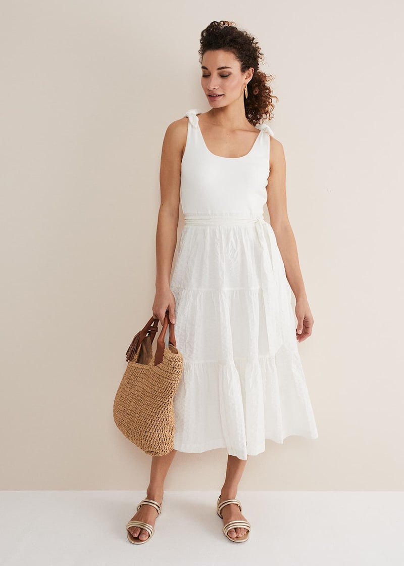 Strappy layered deals dress