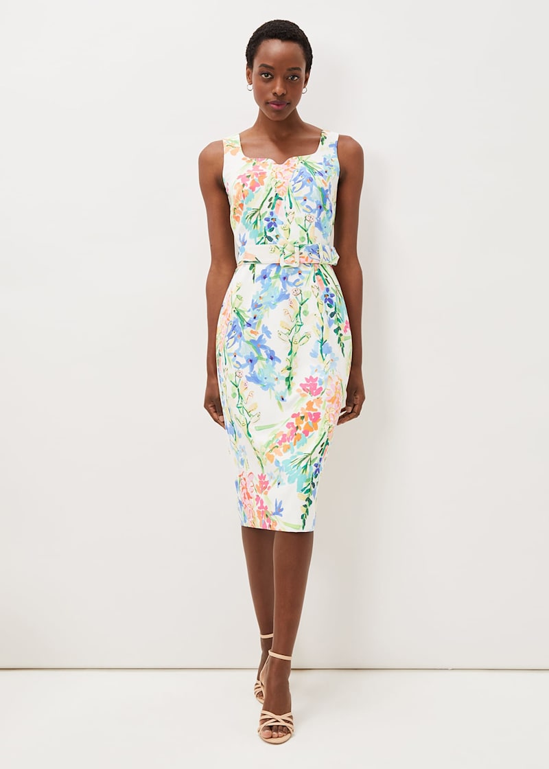 Serina Floral Midi Dress