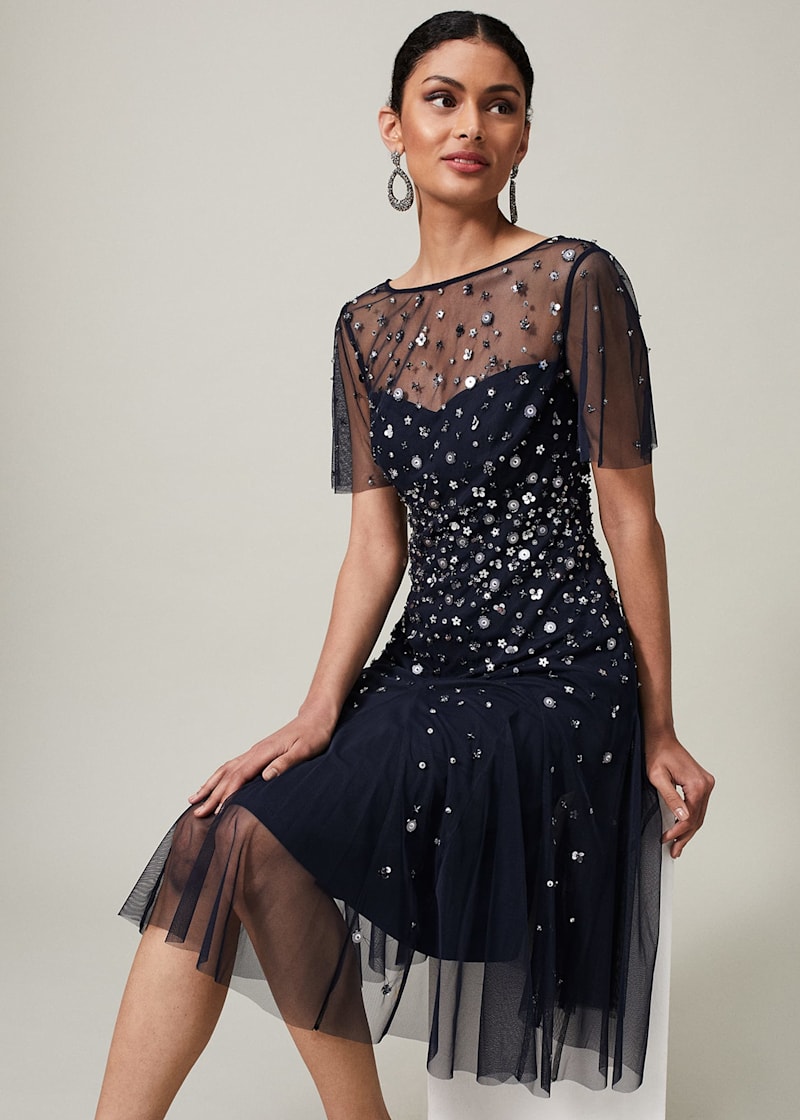 Molly Sequin Midi Dress