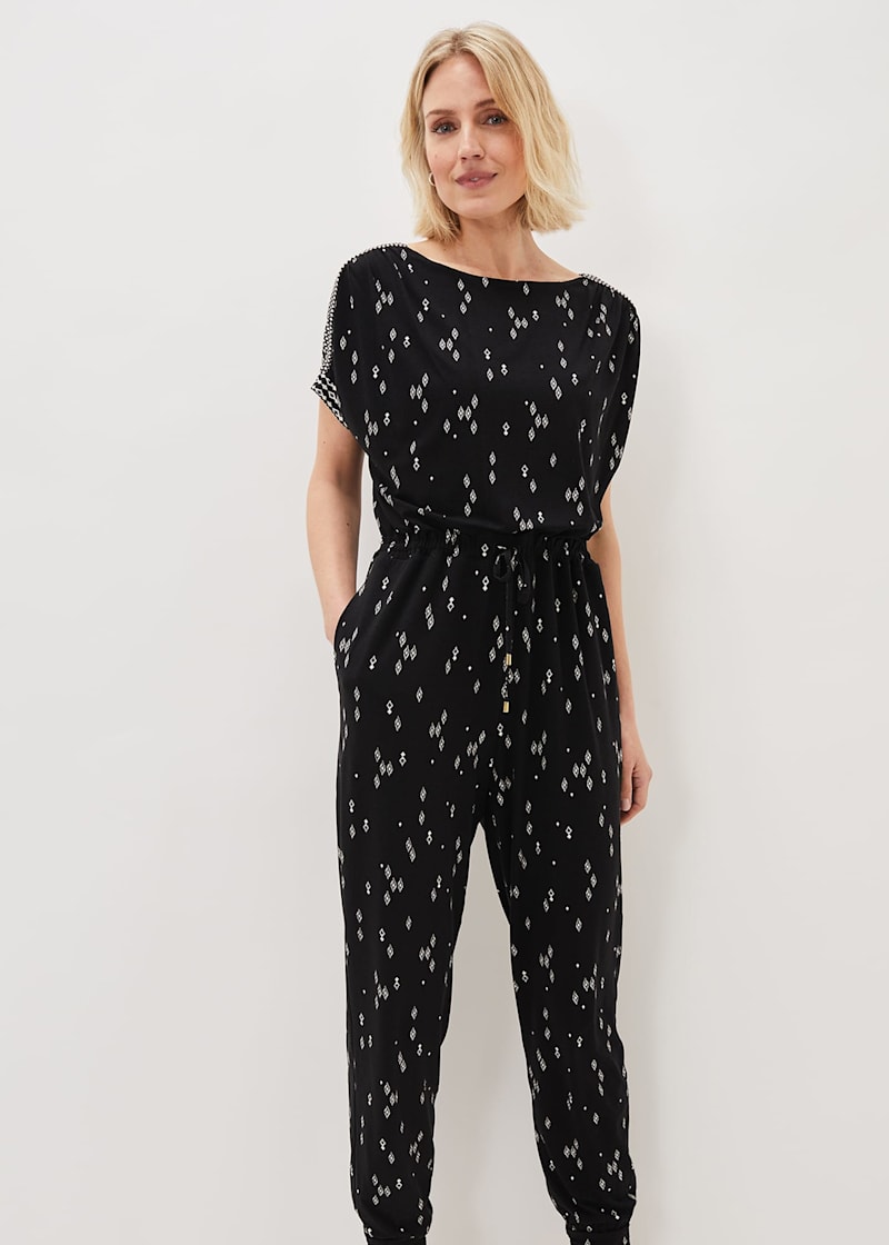 Malaya Tapered Leg Jumpsuit | Phase Eight UK