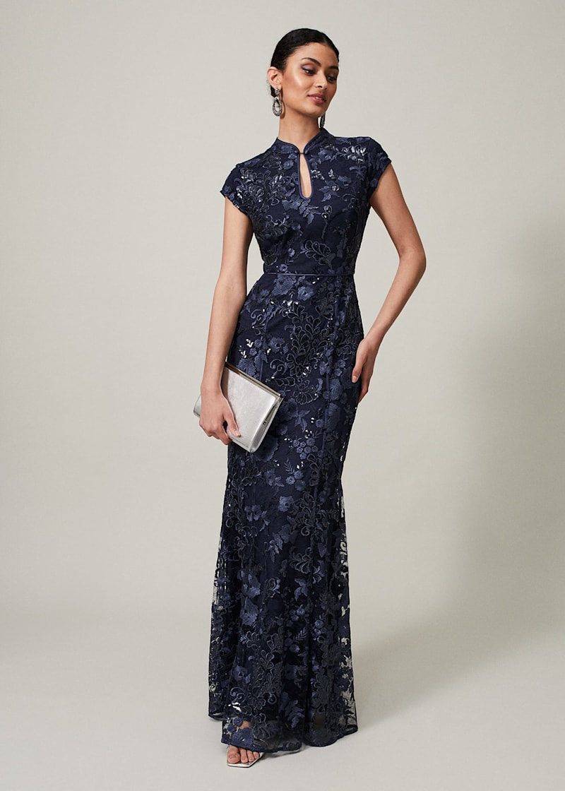 Phase 8 navy lace new arrivals dress