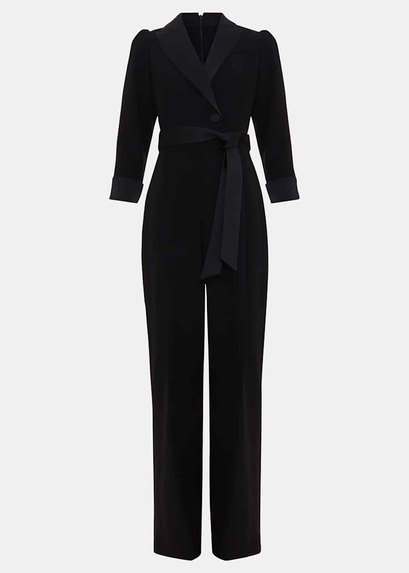 Ladies tuxedo jumpsuit hotsell
