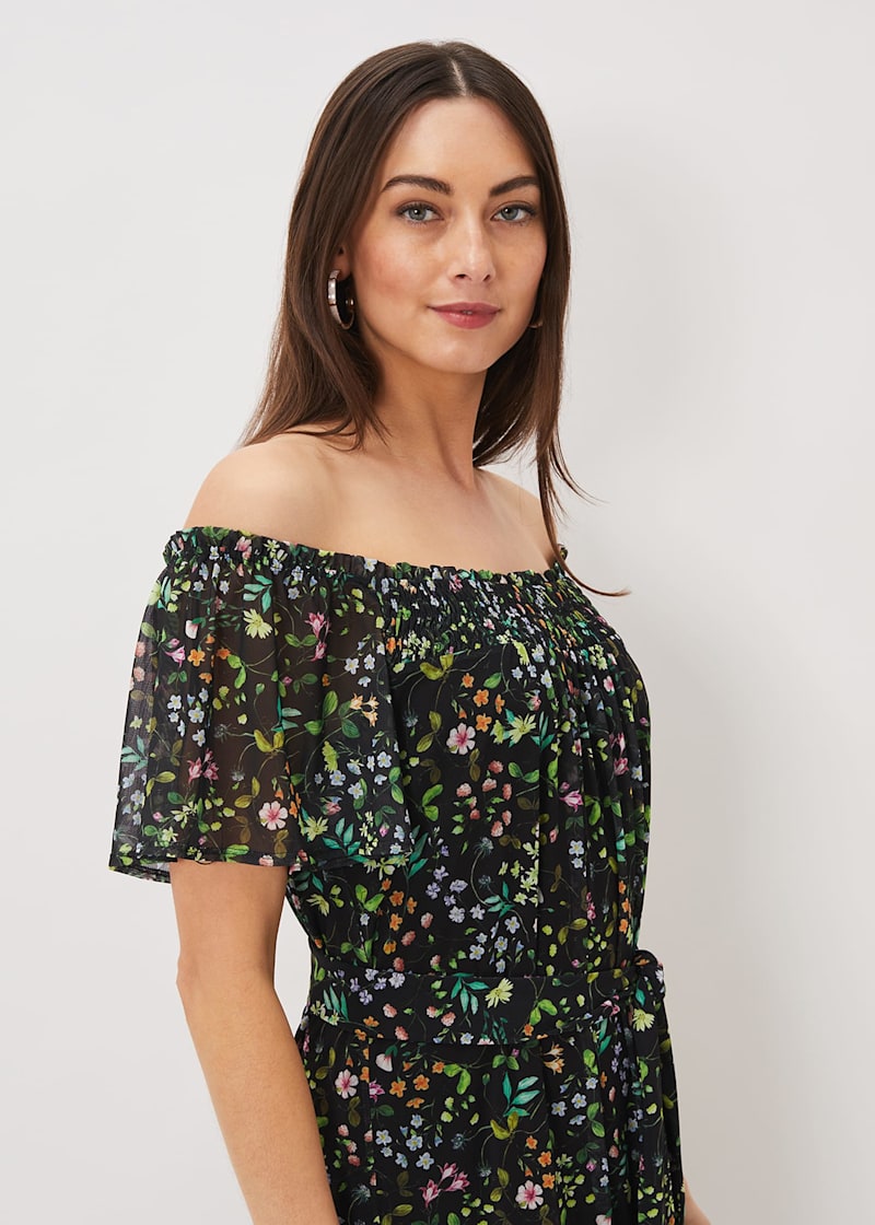 Ralph lauren floral mesh dress cheap