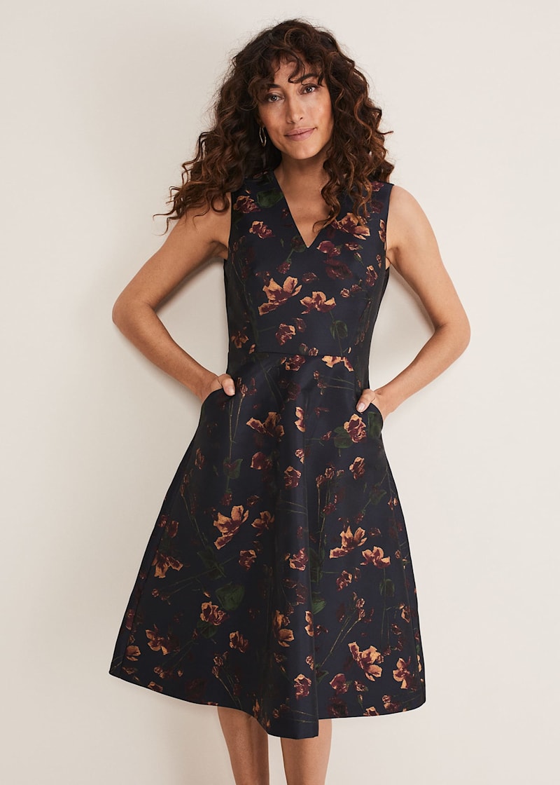 PHASE EIGHT Ariana Floral Print Dress