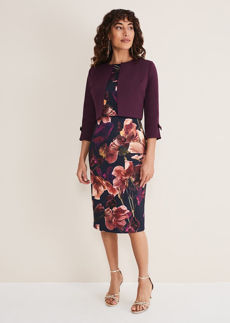 Scuba dresses for wedding guest sale