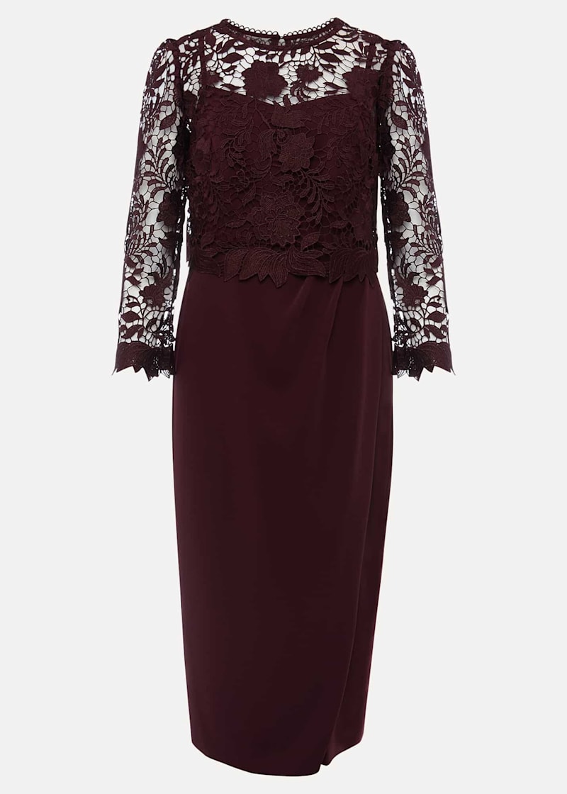 Adeline Double Layer Lace Dress | Phase Eight UK