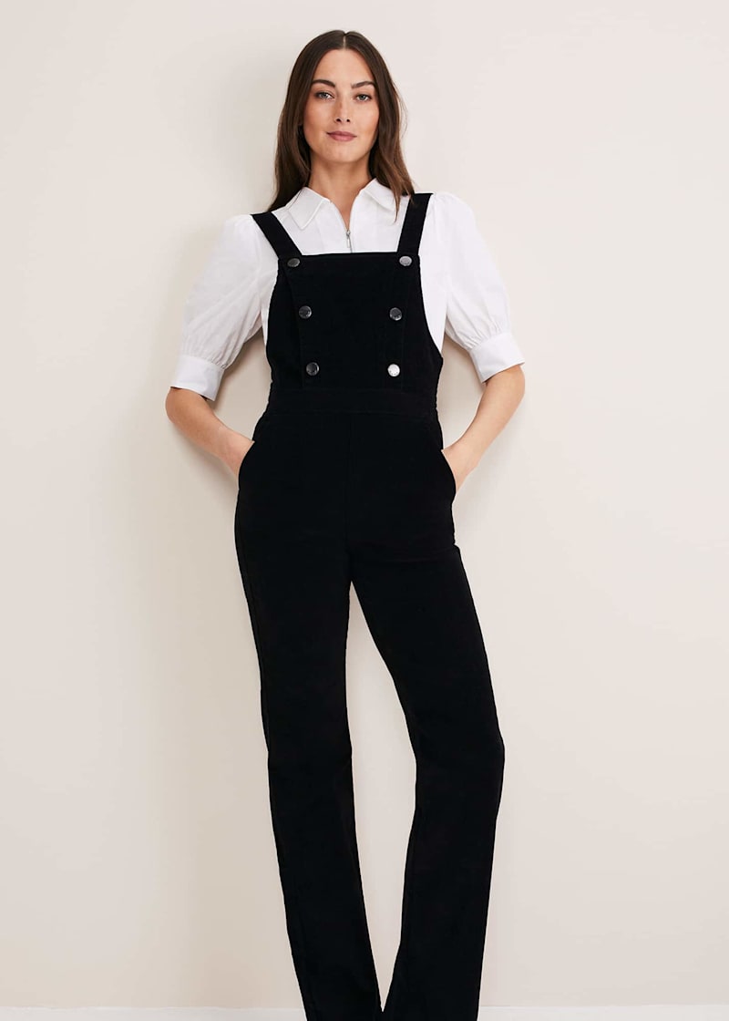 Next black dungarees deals