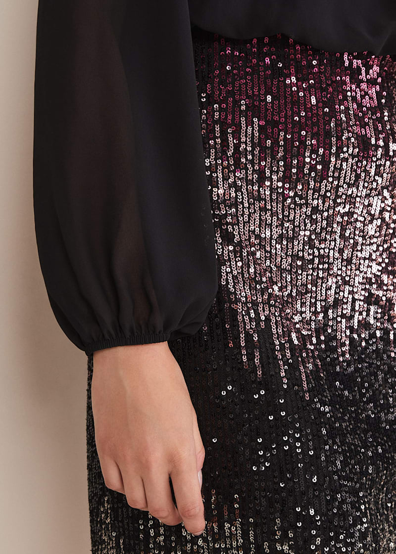 Billie and store blossom sequin dress