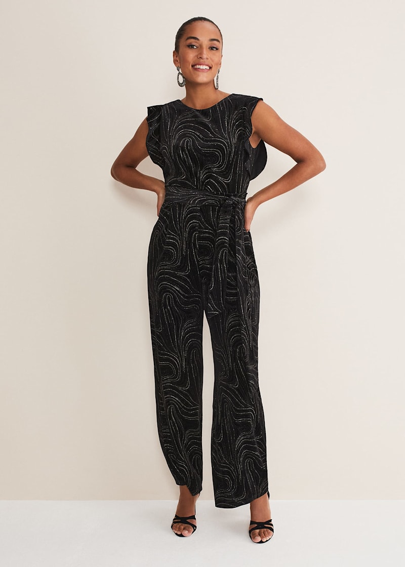 Phase eight velvet jumpsuit shop
