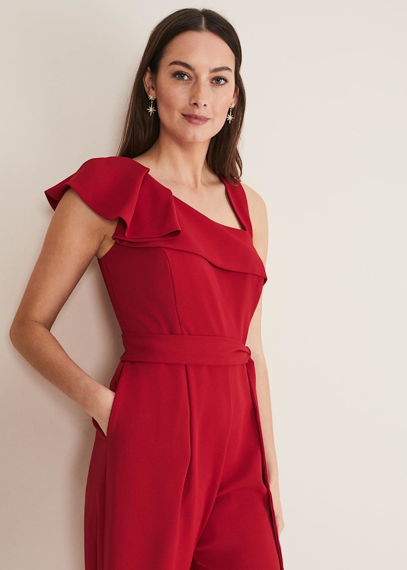 Phase eight oxblood moriko jumpsuit on sale
