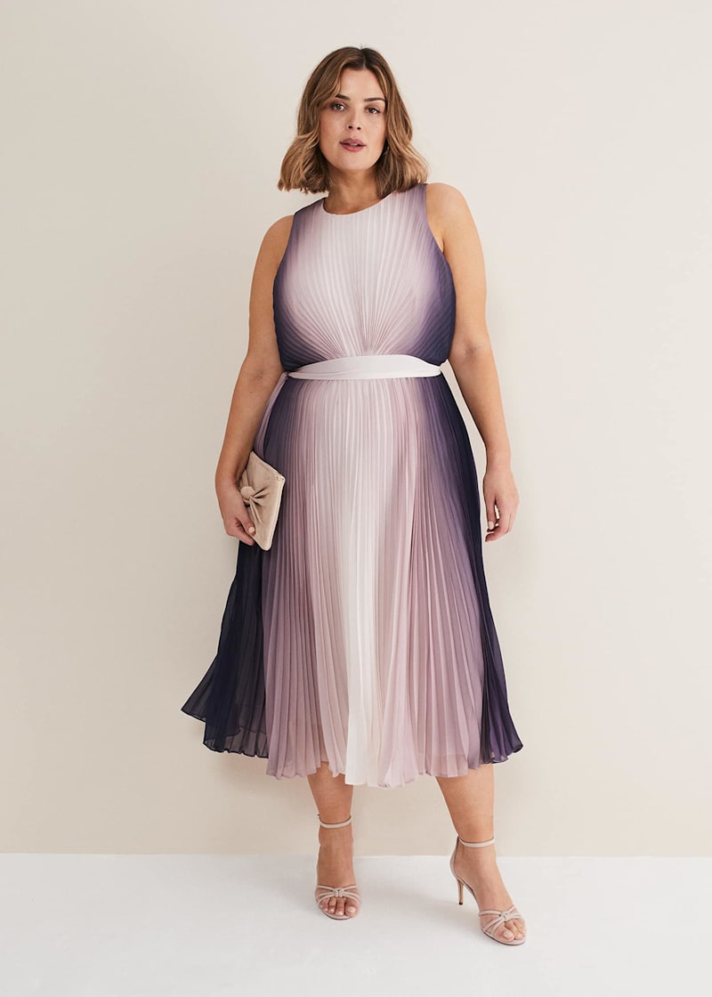 Plus size ombre dress store