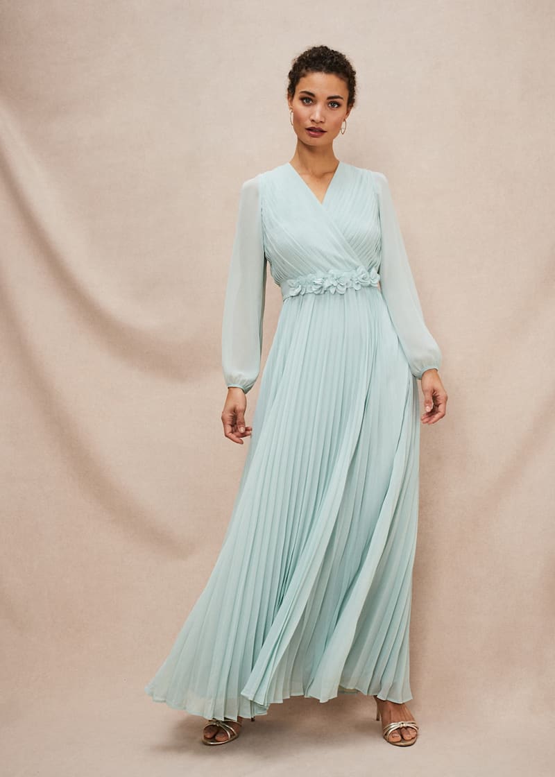 Phase eight green maxi dress discount
