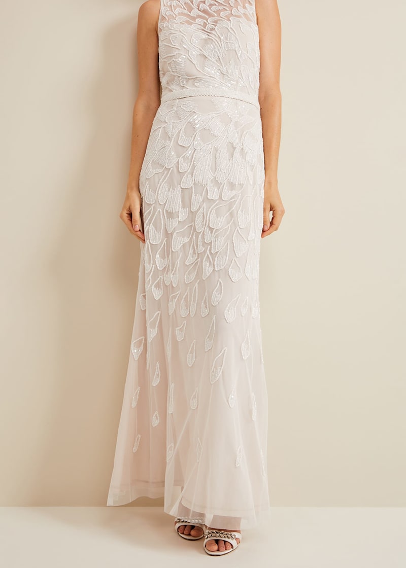 Ottilie Beaded Maxi Wedding Dress