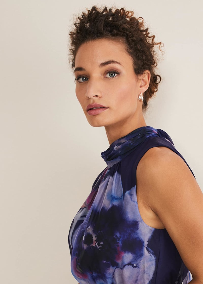 Reiss lake floral burnout dress shop
