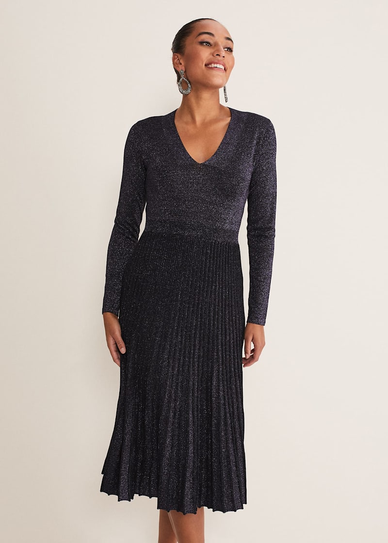 Jessamine Shimmer Knit Dress