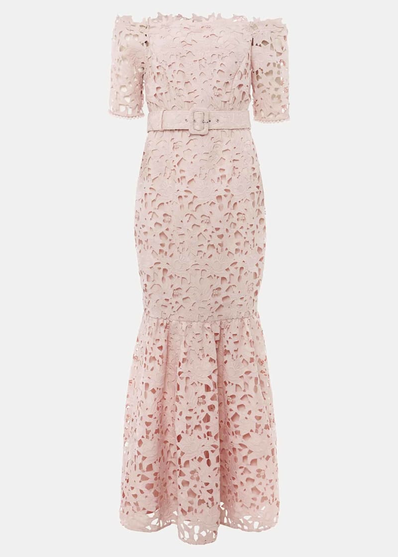 Lipsy petite lace new arrivals bardot bridal maxi dress