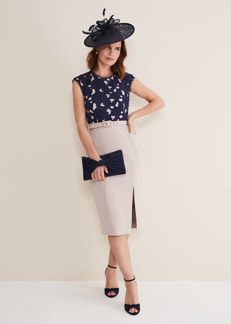 Phase eight cheap cream lace dress