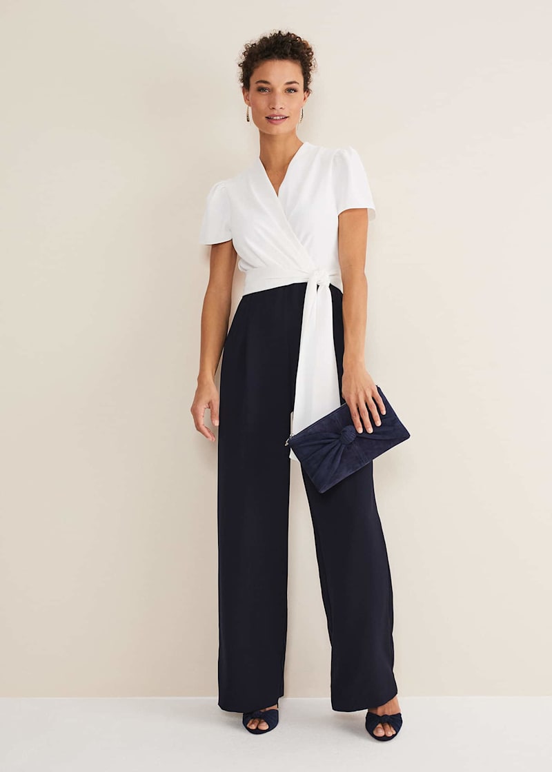 Phase eight white jumpsuit shop