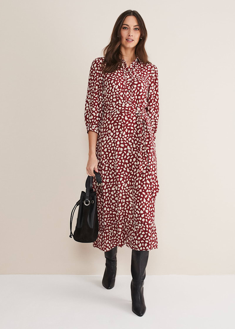 Phase eight polka dot dress deals