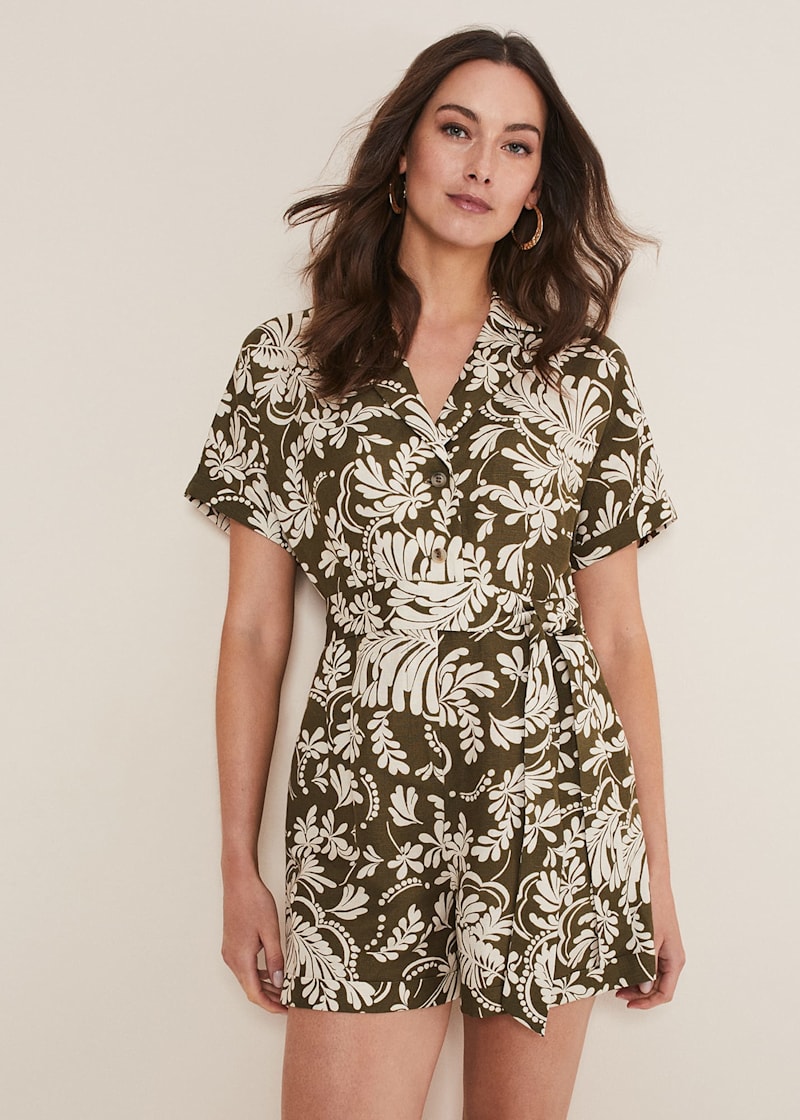 Printed playsuits sales