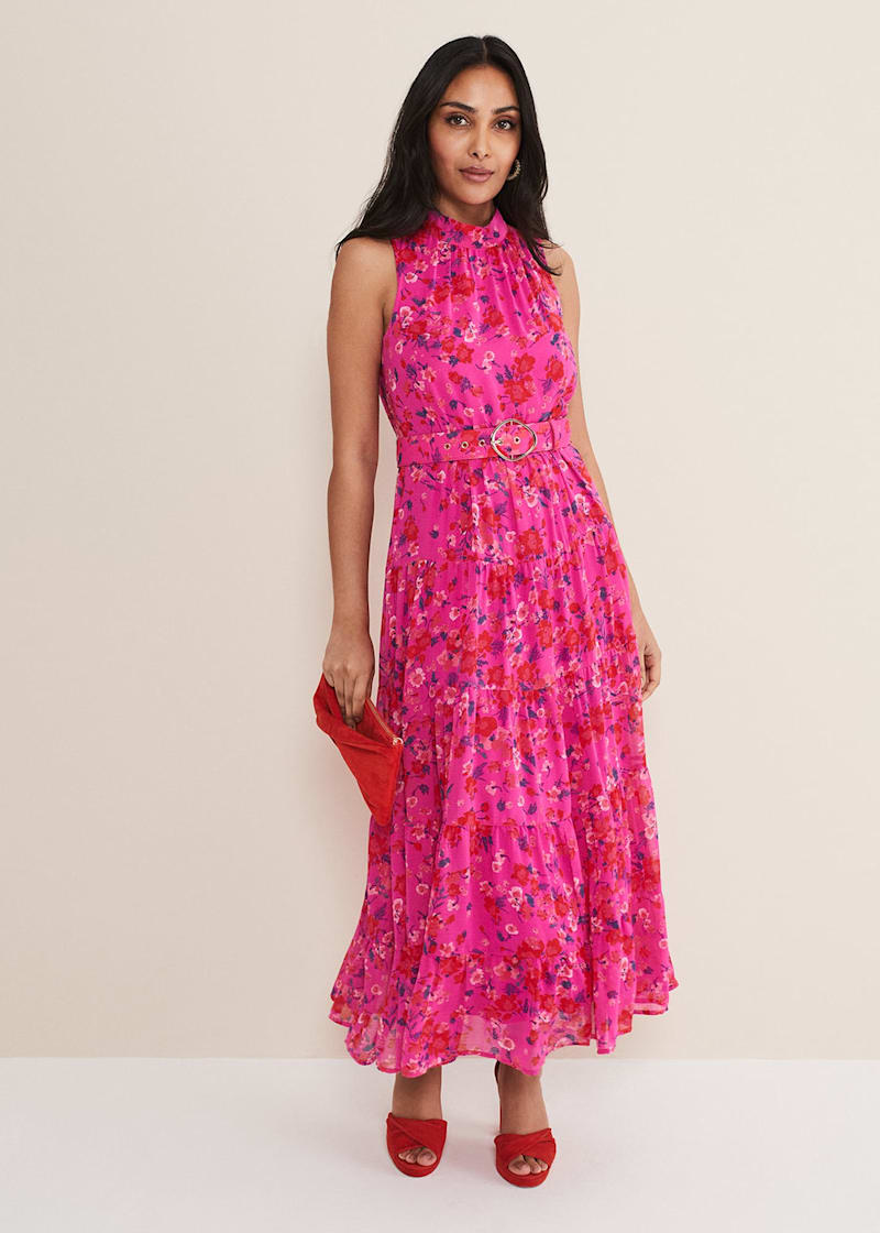 Phase eight sale pink moriko dress