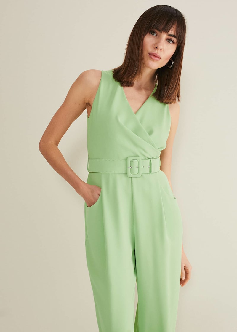 Pale green jumpsuit 2025