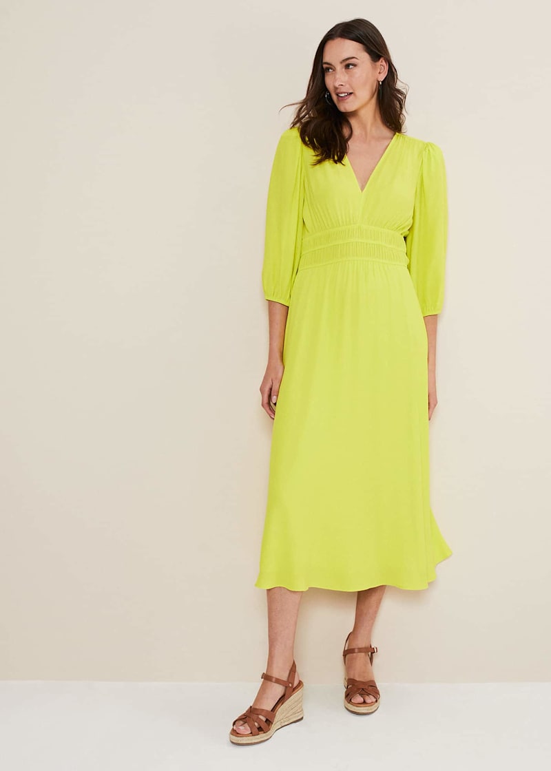 Phase eight lana frill fitted dress hot sale
