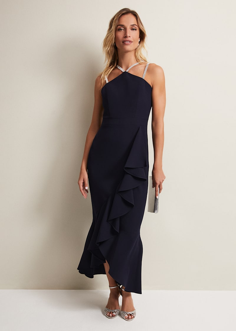 Phase eight dresses navy blue hot sale