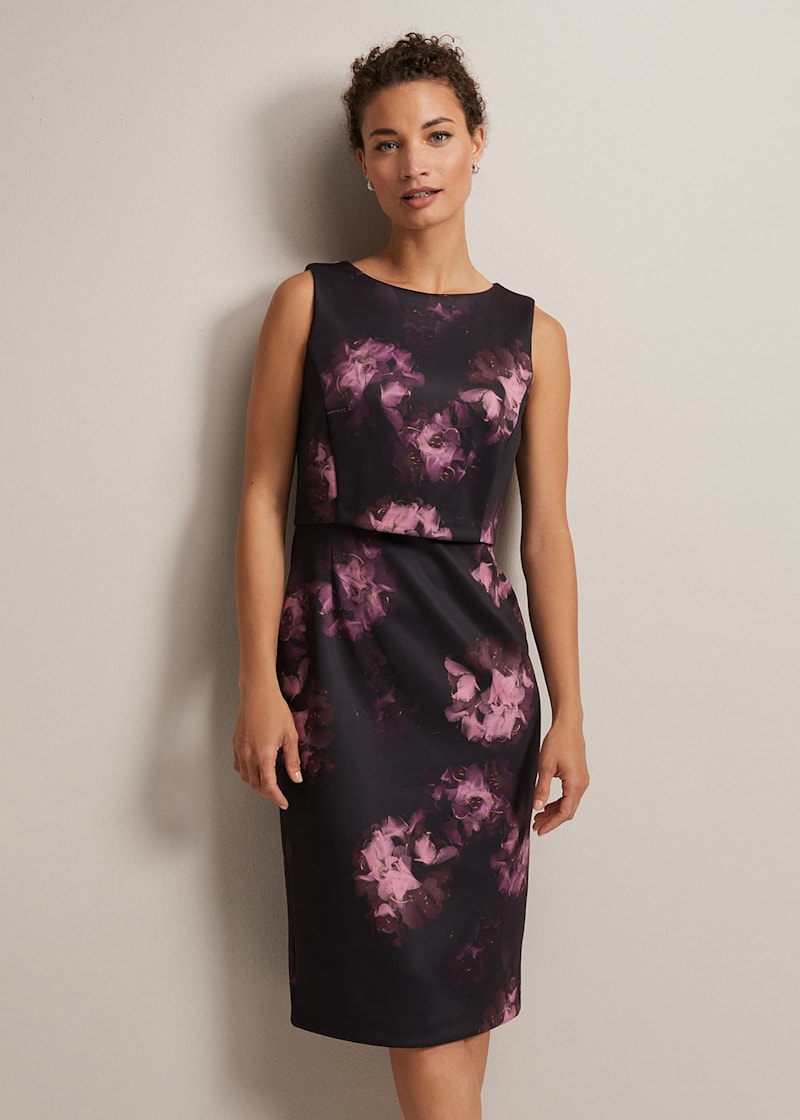 Purple outlet scuba dress