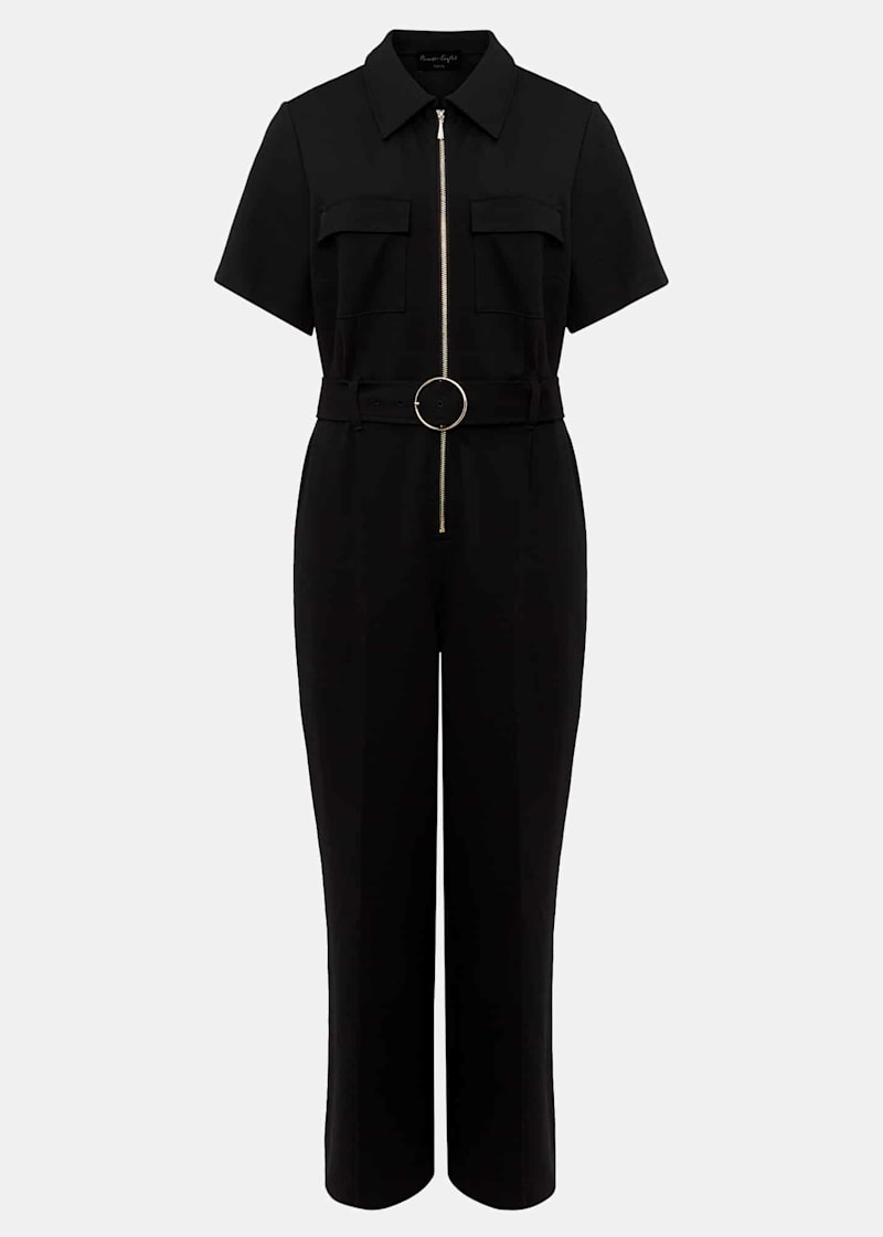 Next black jumpsuit petite hot sale