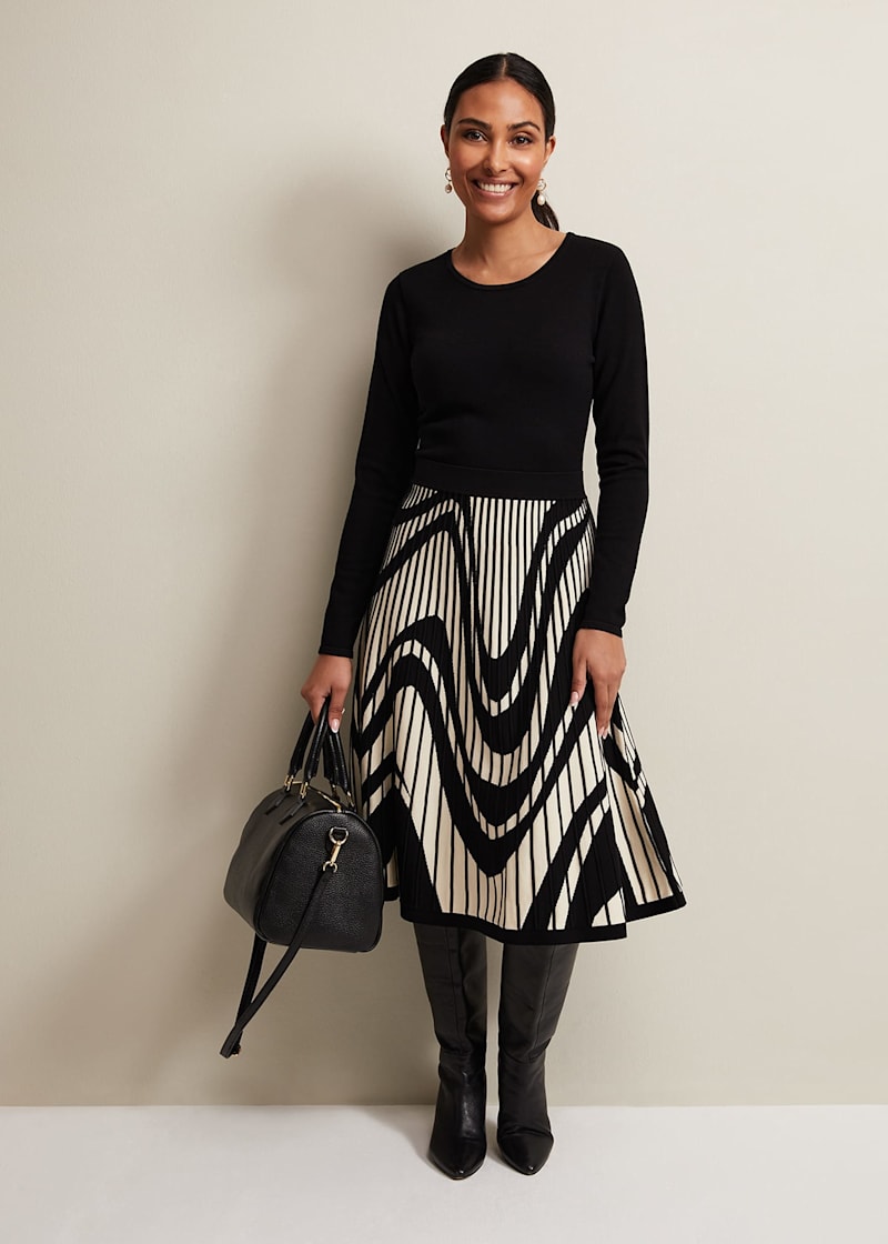 Petite fit and flare dress online