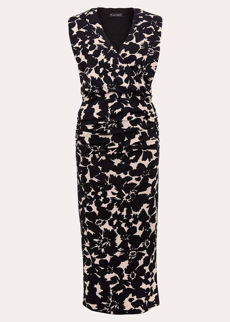 Taylor floral print midi dress 2025