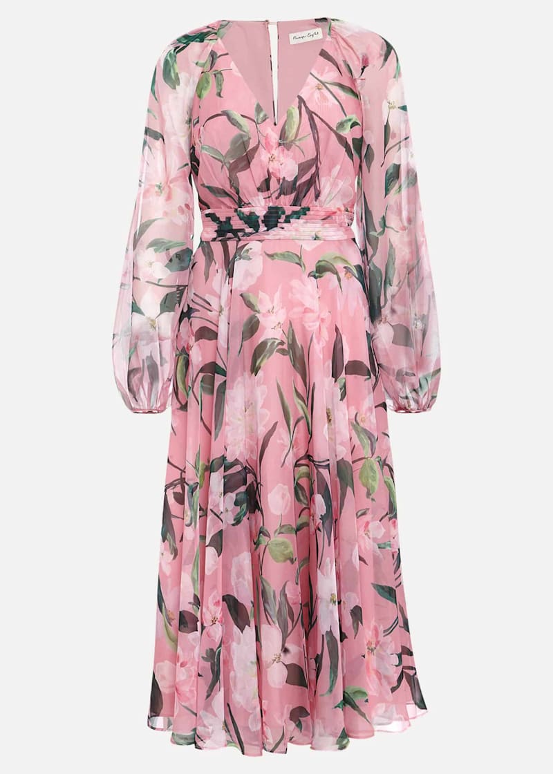 Lina wrap maxi dress top
