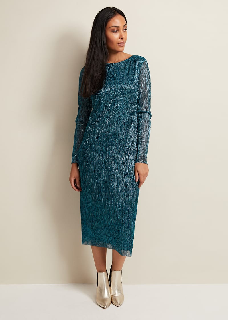 Next plisse hot sale dress