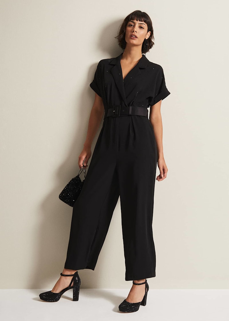 Phase eight jumpsuit black best sale