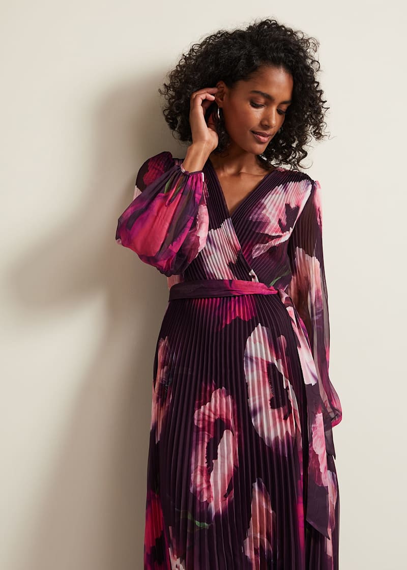Isadora Pleated Dress