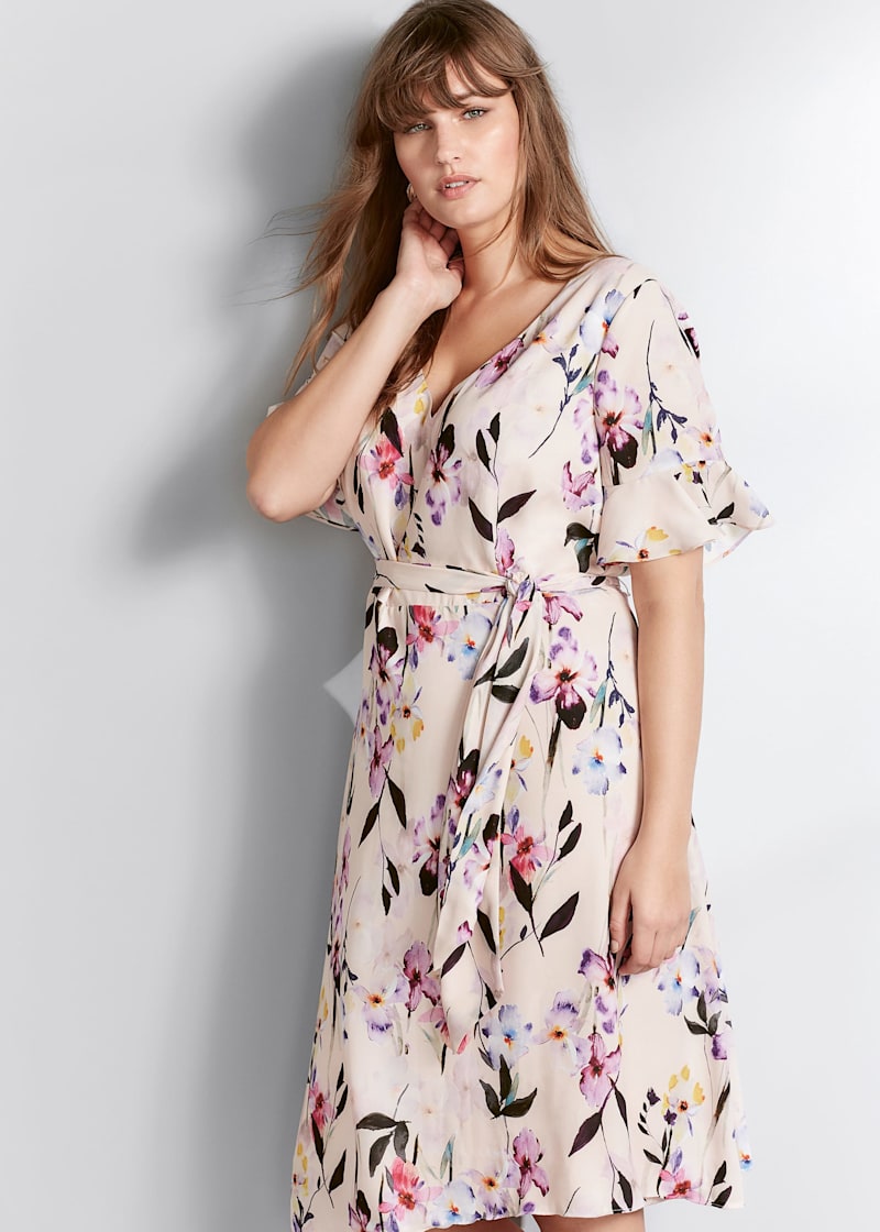 Phase eight top pink floral dress