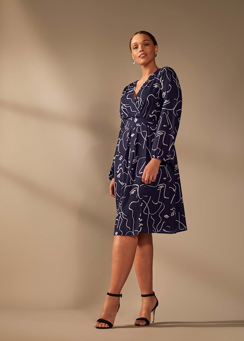 Wallis chain store print dress