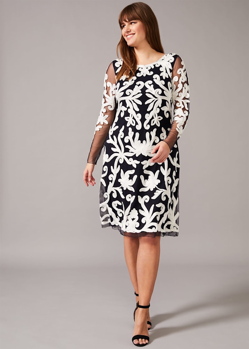 Rotita black lace dress sale